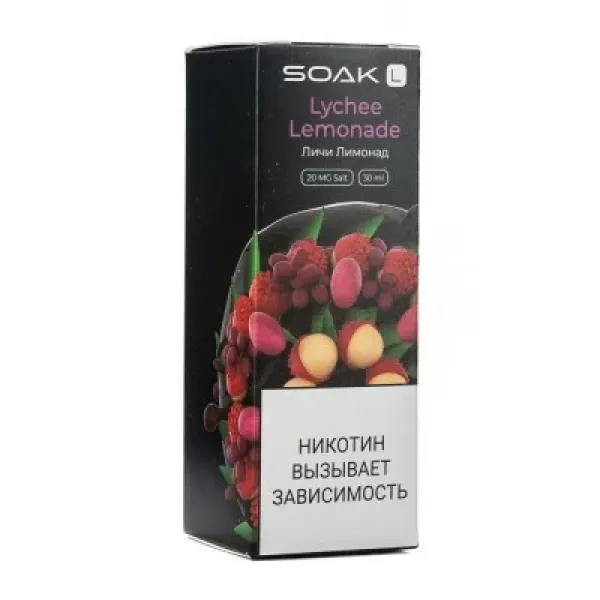 Жидкость SOAK L Lychee Lemonade 30 мл в Красноярске