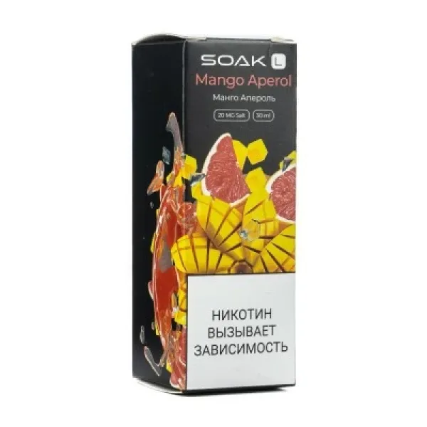 Жидкость SOAK L Mango Aperol 30 мл в Красноярске