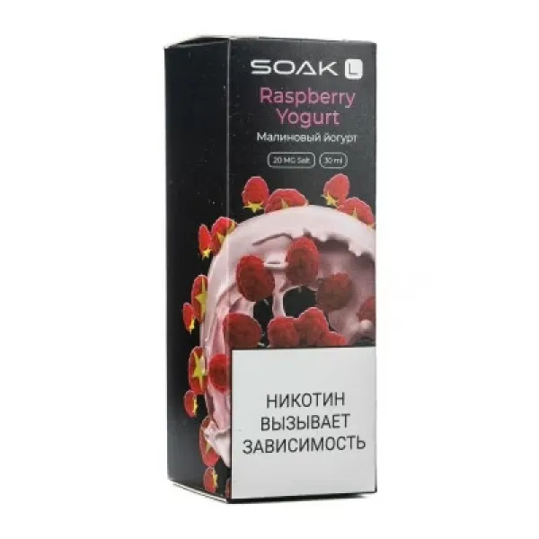 Жидкость SOAK L Raspberry Yogurt 30 мл в Красноярске
