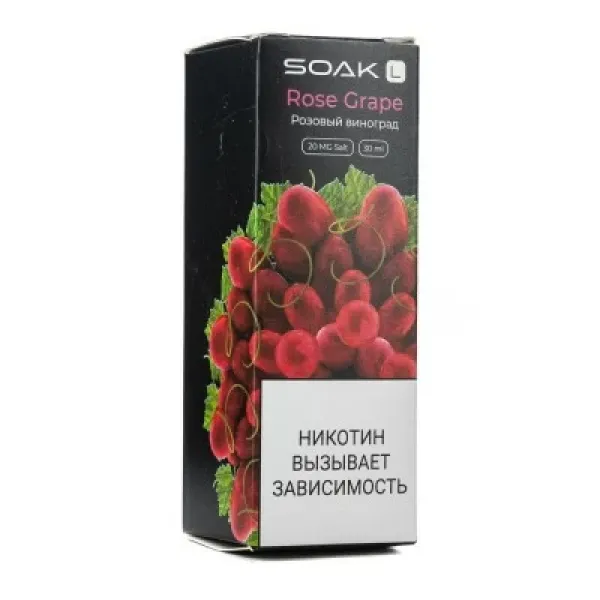 Жидкость SOAK L Rose Grape 30 мл в Красноярске