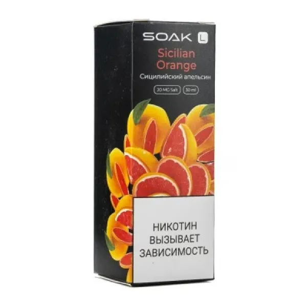Жидкость SOAK L Sicilian Orange 30 мл в Красноярске