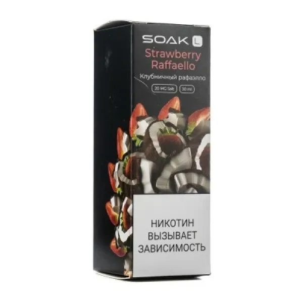 Жидкость SOAK L Strawberry Raffaello 30 мл в Красноярске