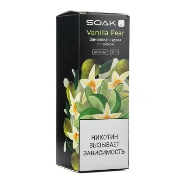 Жидкость SOAK L Vanilla Pear 30 мл в Красноярске