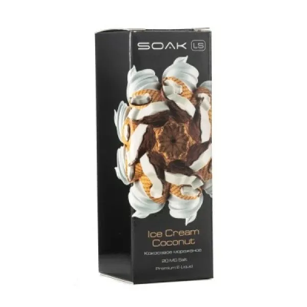 Жидкость SOAK LS Ice Cream Coconut 30 мл в Красноярске