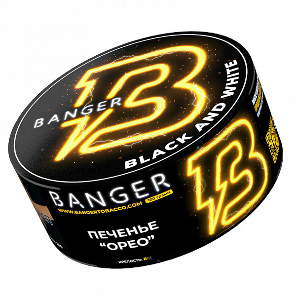 Табак Banger Black and white (Печенье орео) 100 гр в Красноярске