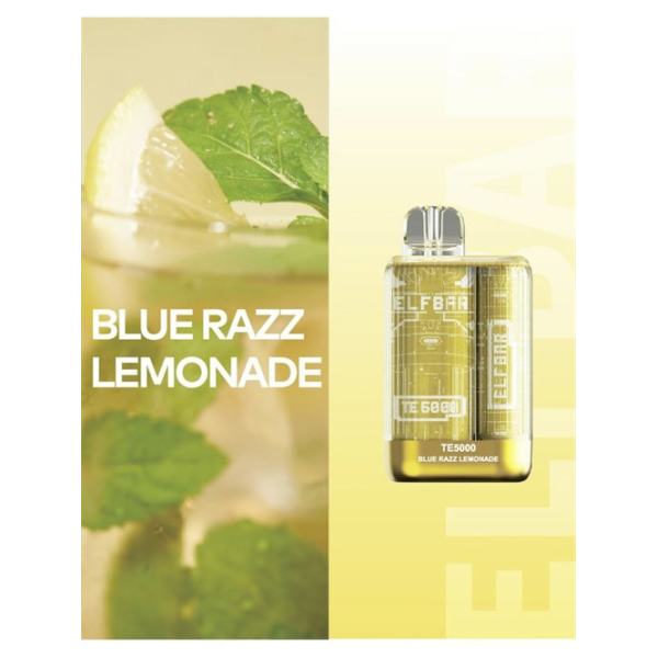 Elfbar TE5000 Blue Razz Lemonade, 5000 тяг в Красноярске