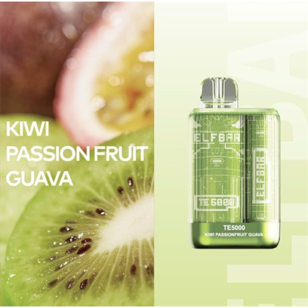 Elfbar TE5000 Kiwi Passion fruit Guava, 5000 тяг в Красноярске