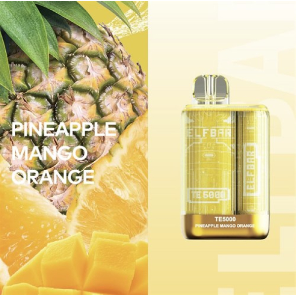 Elfbar TE5000 Pineapple Mango Orange, 5000 тяг в Красноярске