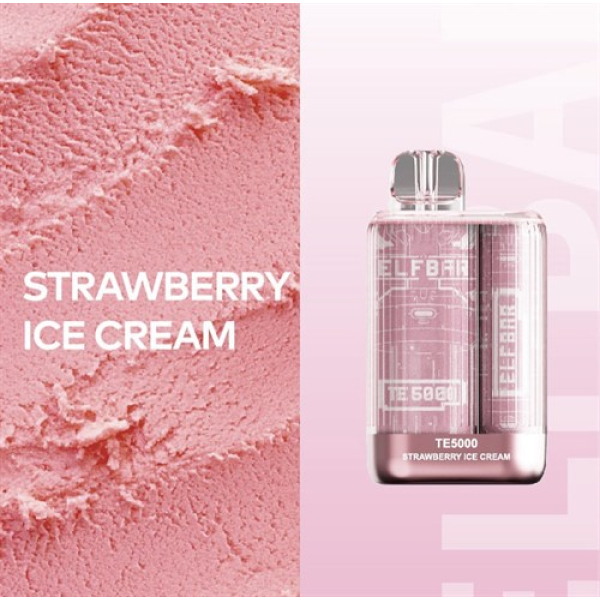 Elfbar TE5000 Strawberry Ice Cream, 5000 тяг в Красноярске