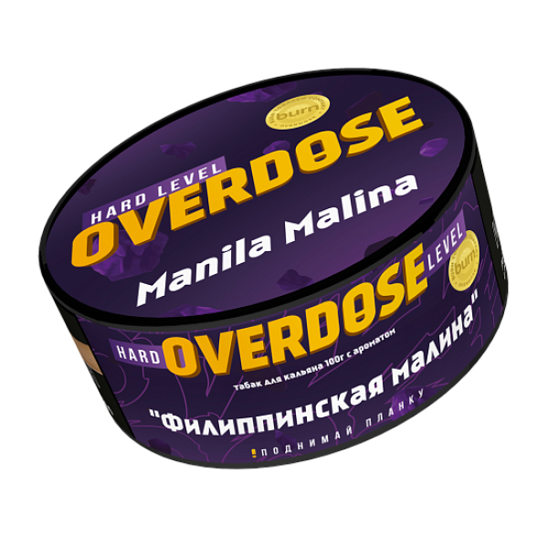 Табак Overdose Manila Malina (Филиппинская малина) 100 гр в Красноярске
