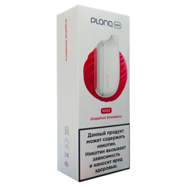 Plonq Max Grapefruit Strawberry 6000 тяг в Красноярске