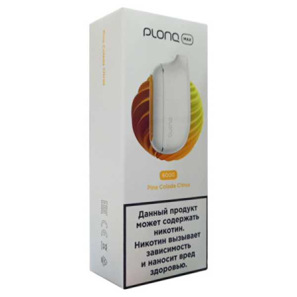 Plonq Max Pina Colada Citrus 6000 тяг в Красноярске