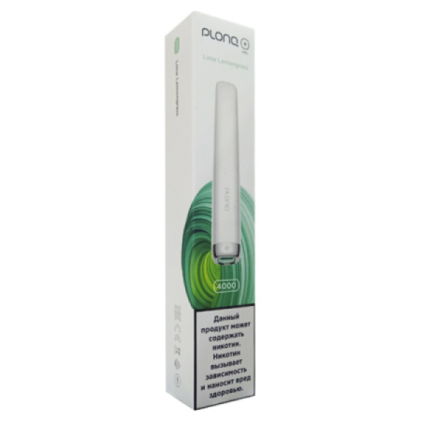 Plonq Plus Pro Lime Lemongrass 4000 тяг в Красноярске