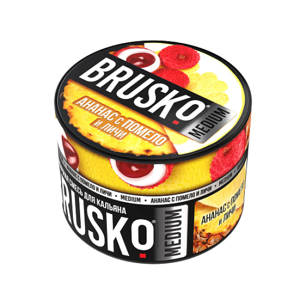 Смесь Brusko Ананас с помело и личи 50 гр в Красноярске