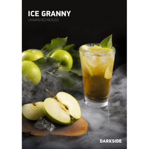 Табак Darkside Core Ice Granny (Ледяное Зеленое Яблоко) 100 гр в Красноярске