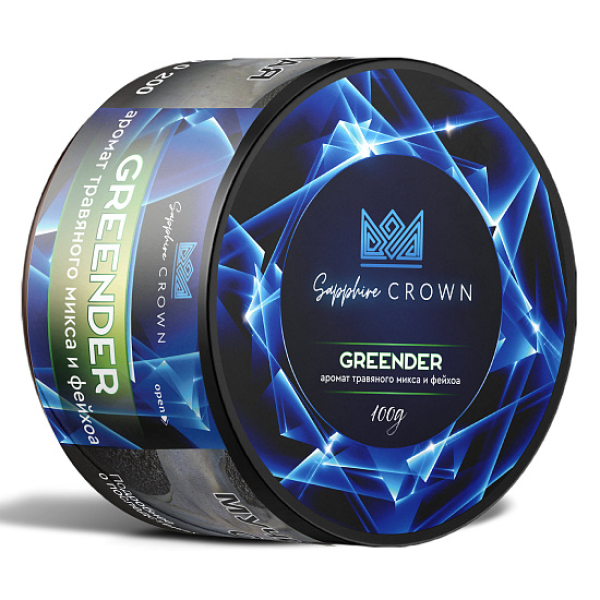 Табак SAPPHIRE CROWN GREENDER  100 грамм в Красноярске
