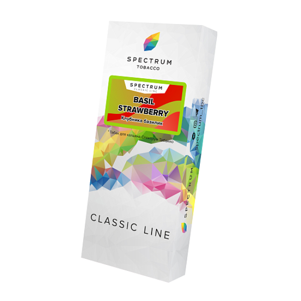 Табак SPECTRUM BASIL STRAWBERRY  100 грамм в Красноярске