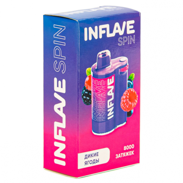 INFLAVE SPIN Дикие ягоды (8000 затяжек) в Красноярске