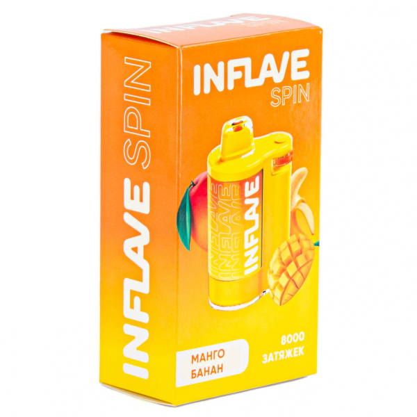 INFLAVE SPIN Манго банан (8000 затяжек) в Красноярске
