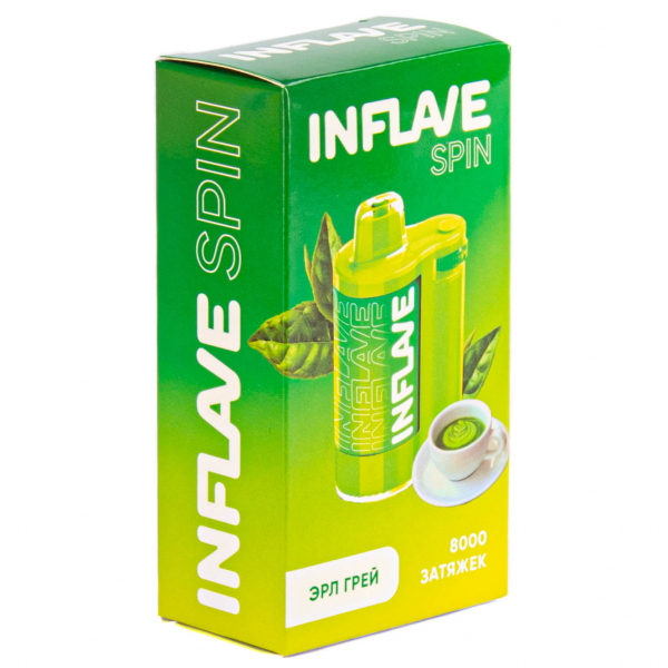 INFLAVE SPIN Эрл Грей (8000 затяжек) в Красноярске