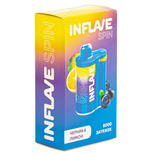 INFLAVE SPIN Черника лимон (8000 затяжек) в Красноярске