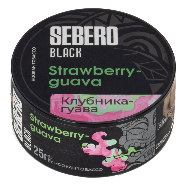 Табак Sebero Black Strawberry Guava  25 грамм в Красноярске