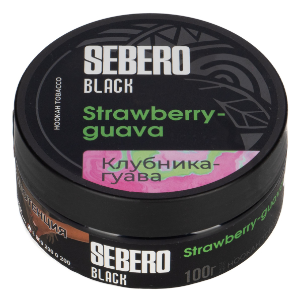 Табак Sebero Black Strawberry Guava  100 грамм в Красноярске