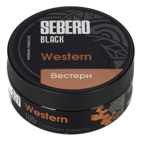 Табак Sebero Black Western  100 грамм в Красноярске