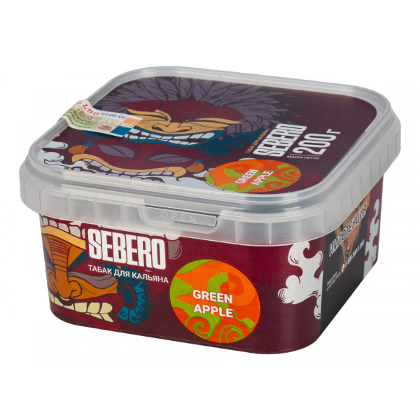 Табак Sebero Green apple  200 грамм в Красноярске