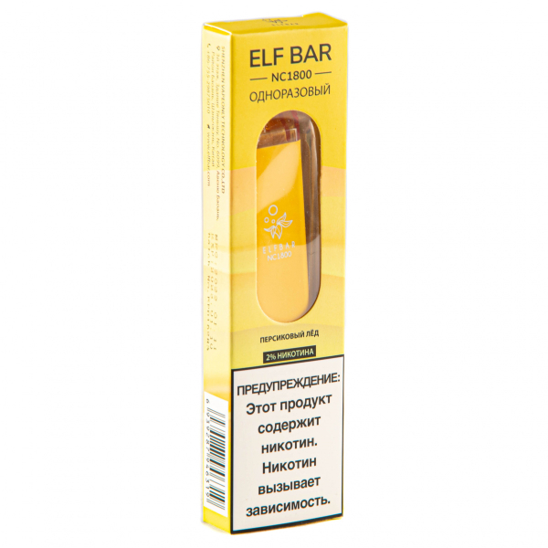 ELF BAR NC Peach Ice (1800 затяжек) 20 мг в Красноярске