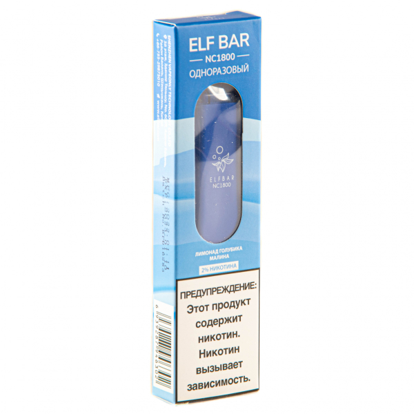 ELF BAR NC Blue Razz Lemonade (1800 затяжек) 20 мг в Красноярске