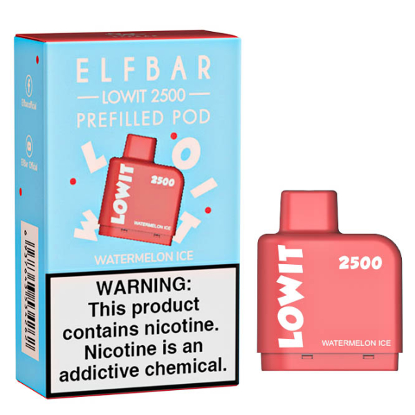 Картридж Elf Bar Lowit 2500 20 мг, 6 мл (Watermelon Ice) в Красноярске