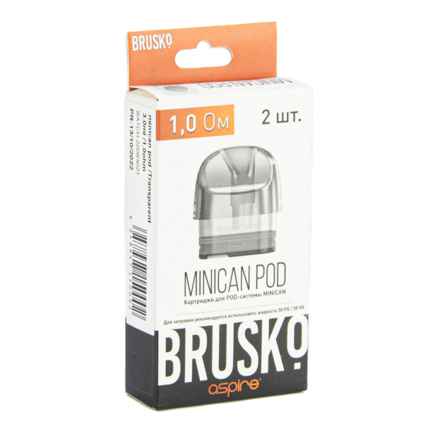 Картридж Brusko Minican прозрачный (2шт.) 0,8 в Красноярске