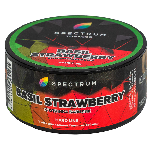 Табак Spectrum Hard Basil Strawberry  25 грамм в Красноярске