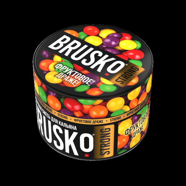 Смесь Brusko Strong фруктовое драже  50 гр в Красноярске