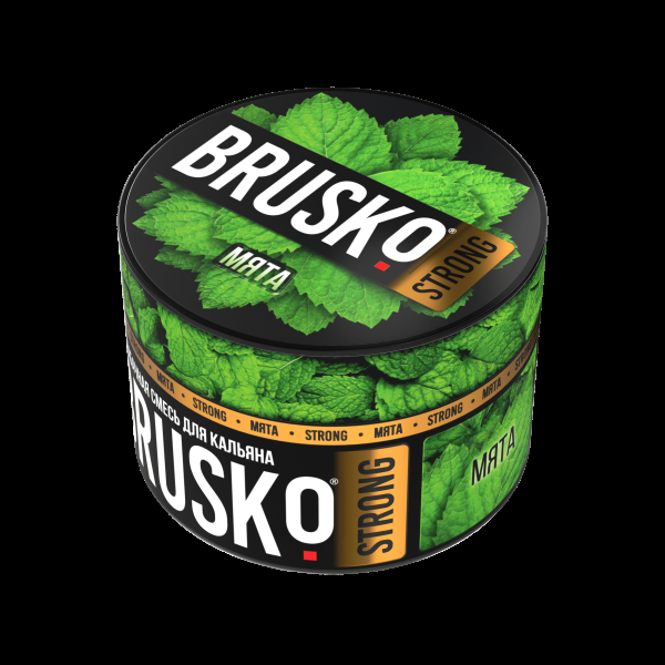 Смесь Brusko Strong мята  50 гр в Красноярске