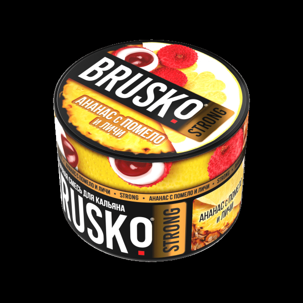 Смесь Brusko Strong ананас с помело и личи  50 гр в Красноярске