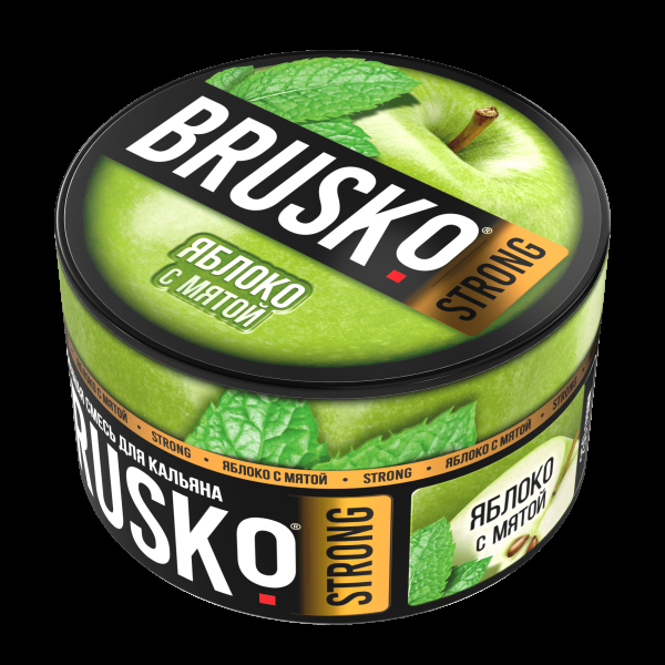 Смесь Brusko Strong яблоко с мятой  250 гр в Красноярске