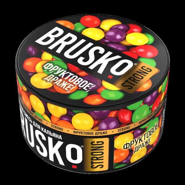 Смесь Brusko Strong фруктовое драже  250 гр в Красноярске