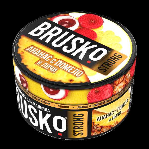 Смесь Brusko Strong ананас с помело и личи  250 гр в Красноярске