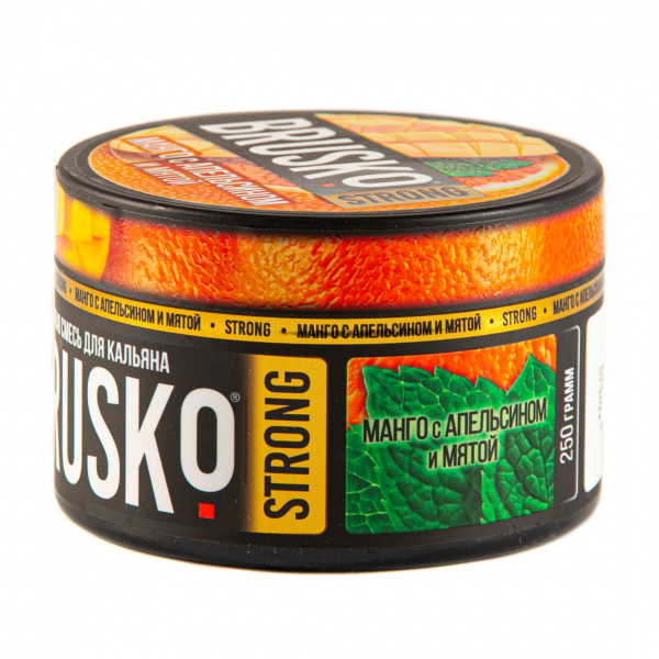Смесь Brusko Strong манго с апельсином и мятой  250 гр в Красноярске