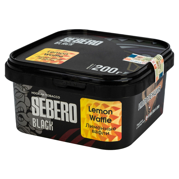 Табак Sebero Black Lemon Waffle  200 грамм в Красноярске