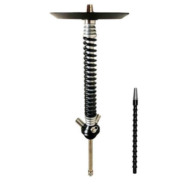Кальян Mamay Custom V3 №12 Coilovers Хром-Черный  в Красноярске