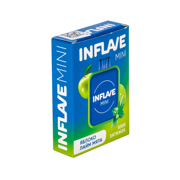 Inflave Mini Яблоко Лайм Мята (1000 Затяжек) в Красноярске