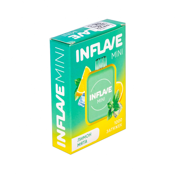 Inflave Mini Лимон Мята (1000 Затяжек) в Красноярске