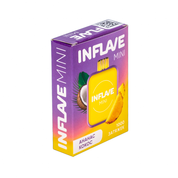 Inflave Mini Ананас Кокос (1000 Затяжек) в Красноярске