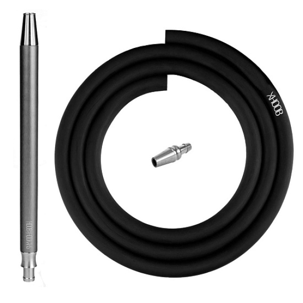 Hoob Smpl Xl Шланг Комплект Black (Черный Шланг, Мундштук, Коннектор Plug) в Красноярске