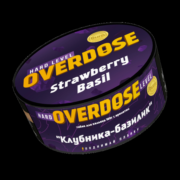 Табак Overdose Strawberry Basil  100 грамм в Красноярске