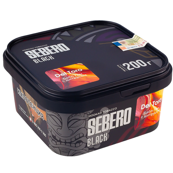 Табак Sebero Black Del Toro  200 грамм в Красноярске