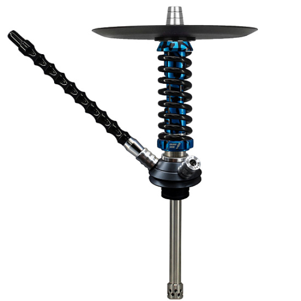 Кальян Mamay Custom Coilovers Micro Синий Сплеш Черный  в Красноярске